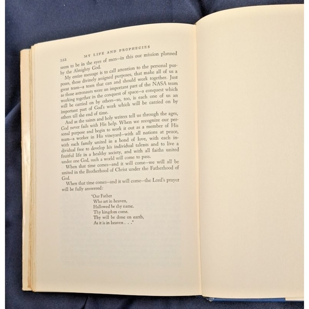 My Life and Prophecies Jeane Dixon HC 1st Ed 1969 Christian New Age Prophecy - Picture 12 of 16